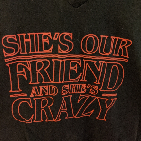 Stranger Things V Neck Women's Shirt - Picture 3 of 5